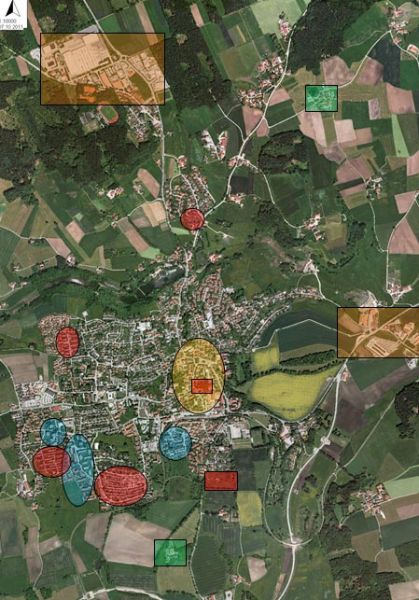 Betrachtete Schwerpunkte der Stadt Ebersberg